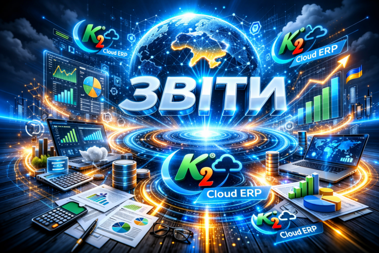 Звіти в K2 ERP: економіка впровадження K2 ERP для бізнесу: Звіти в K2 ERP