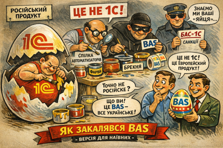 Як закалявся BAS, або як 1С фарбували на Великдень: економіка впровадження K2 ERP для бізнесу: Як закалявся BAS, або як 1С фарбували на
