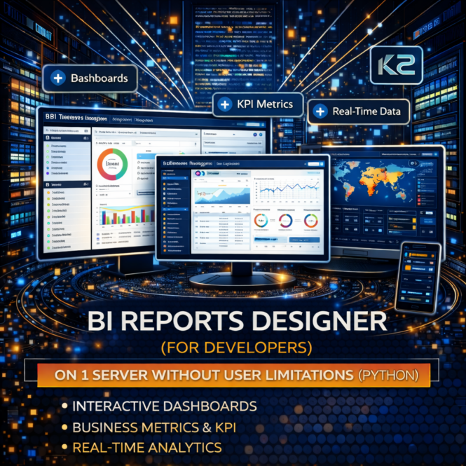 Конструктор BI звітів: економіка впровадження K2 ERP для бізнесу: Конструктор BI звітів 1 BI