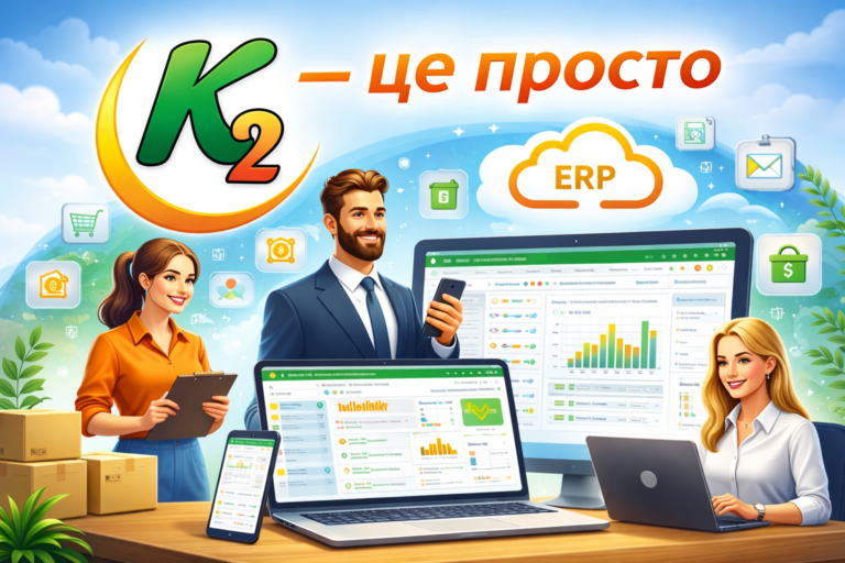 K2: економіка впровадження K2 ERP для бізнесу: K2 — це просто