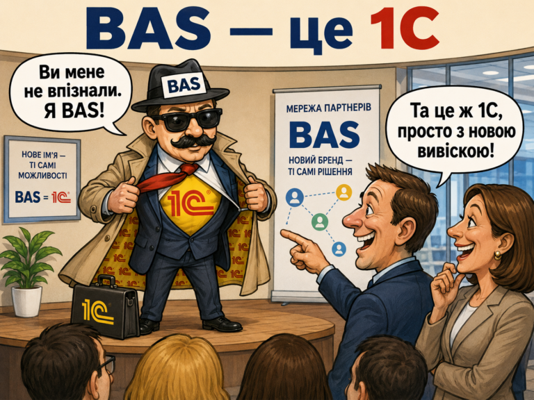BAS: економіка впровадження K2 ERP для бізнесу: BAS — це 1С. Просто з вусами, в окулярах