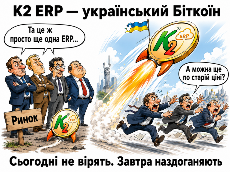 K2 ERP як український Біткоїн: економіка впровадження K2 ERP для бізнесу: K2 ERP як український Біткоїн